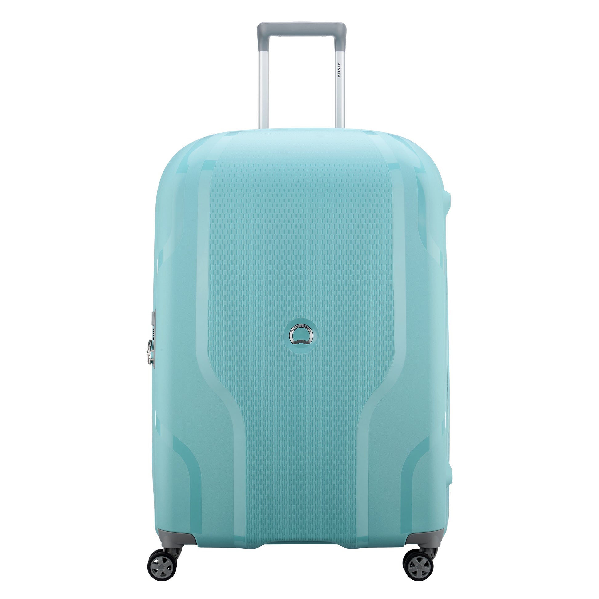 DELSEY  CLAVEL 76  4DW EXP TROLLEY TEAL BLUE 00384582122 GREY BLUE