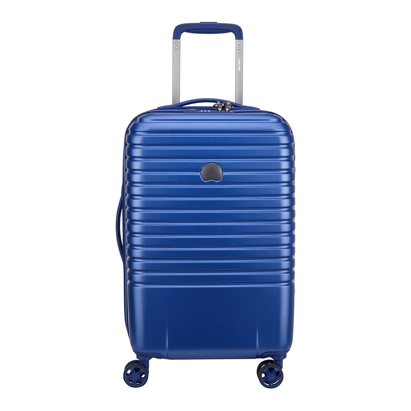 Delsey Caumartin Plus 4 Double Wheel Cabin Trolley Case - Blue - 00207880102 BLUE - Jashanmal Home