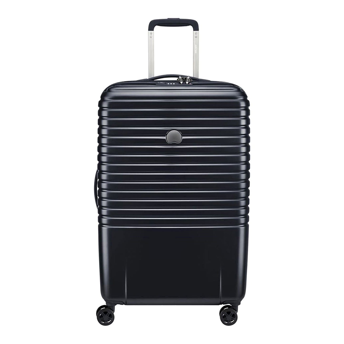 Delsey Caumartin Plus 4 Double Wheel Cabin Trolley Case - Black - 00207882000 BLACK - Jashanmal Home