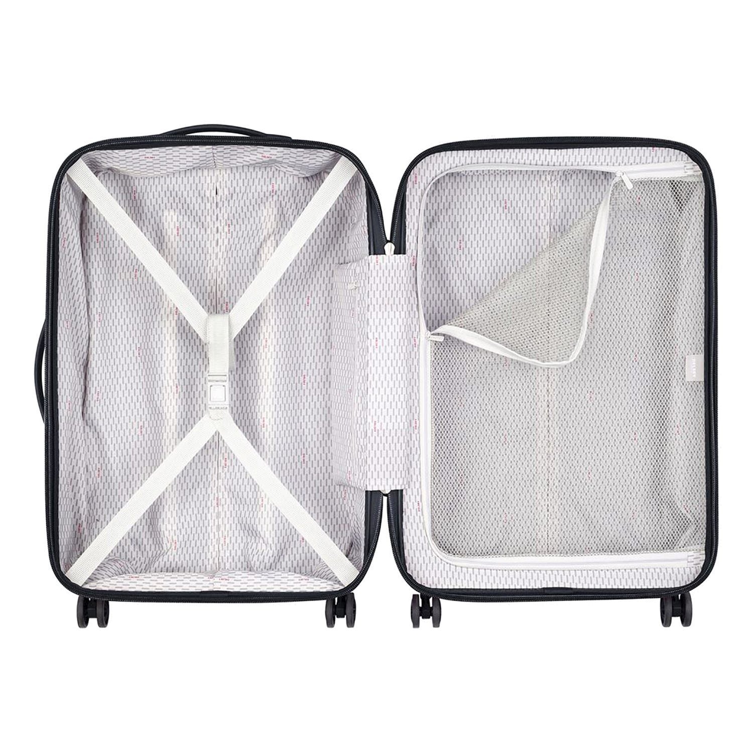 Delsey Caumartin Plus 4 Double Wheel Cabin Trolley Case - Black - 00207882000 BLACK - Jashanmal Home