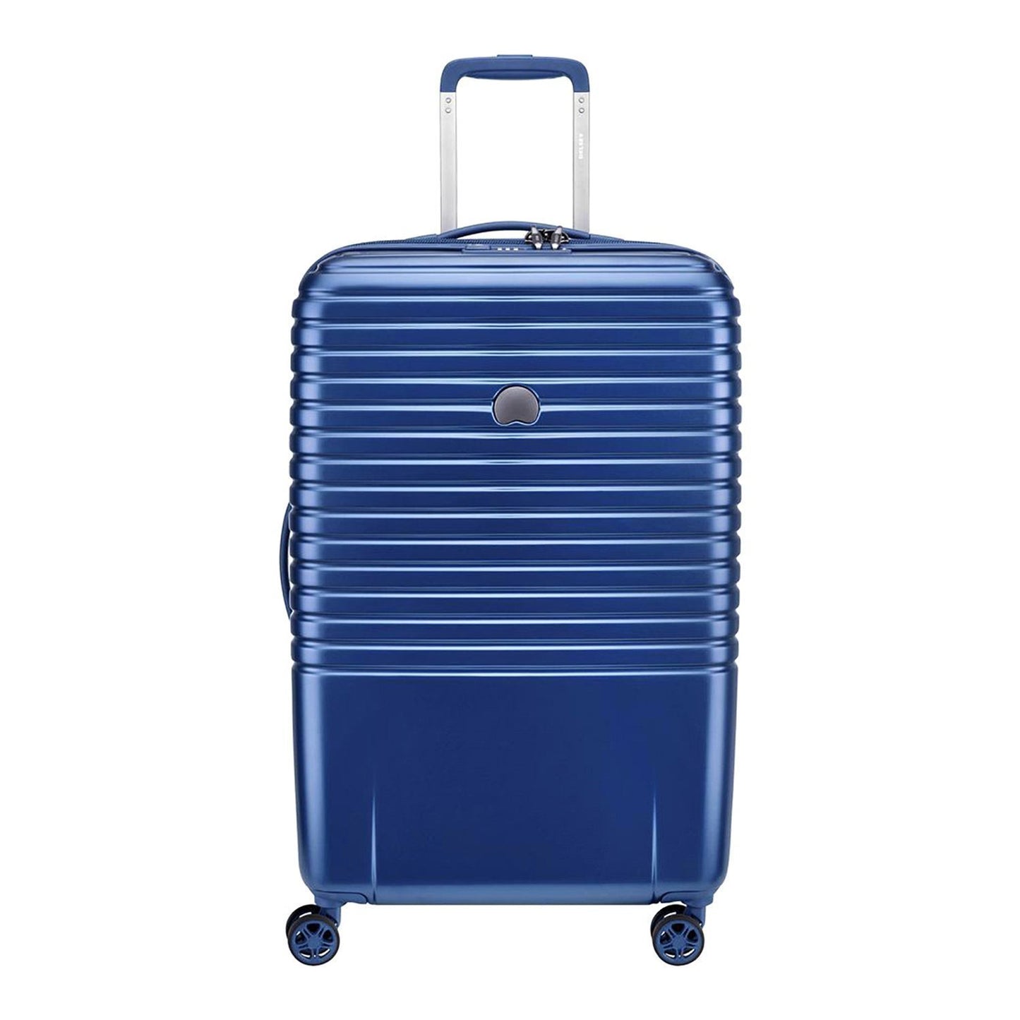 Delsey Caumartin Plus 4 Double Wheel Cabin Trolley Case - Blue - 00207882002 BLUE - Jashanmal Home