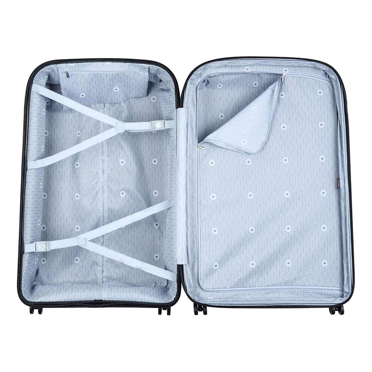 Delsey Belmont Plus 4 Double Wheel Expandable Trolley Case - Blue - 00386183002 BLU - Jashanmal Home