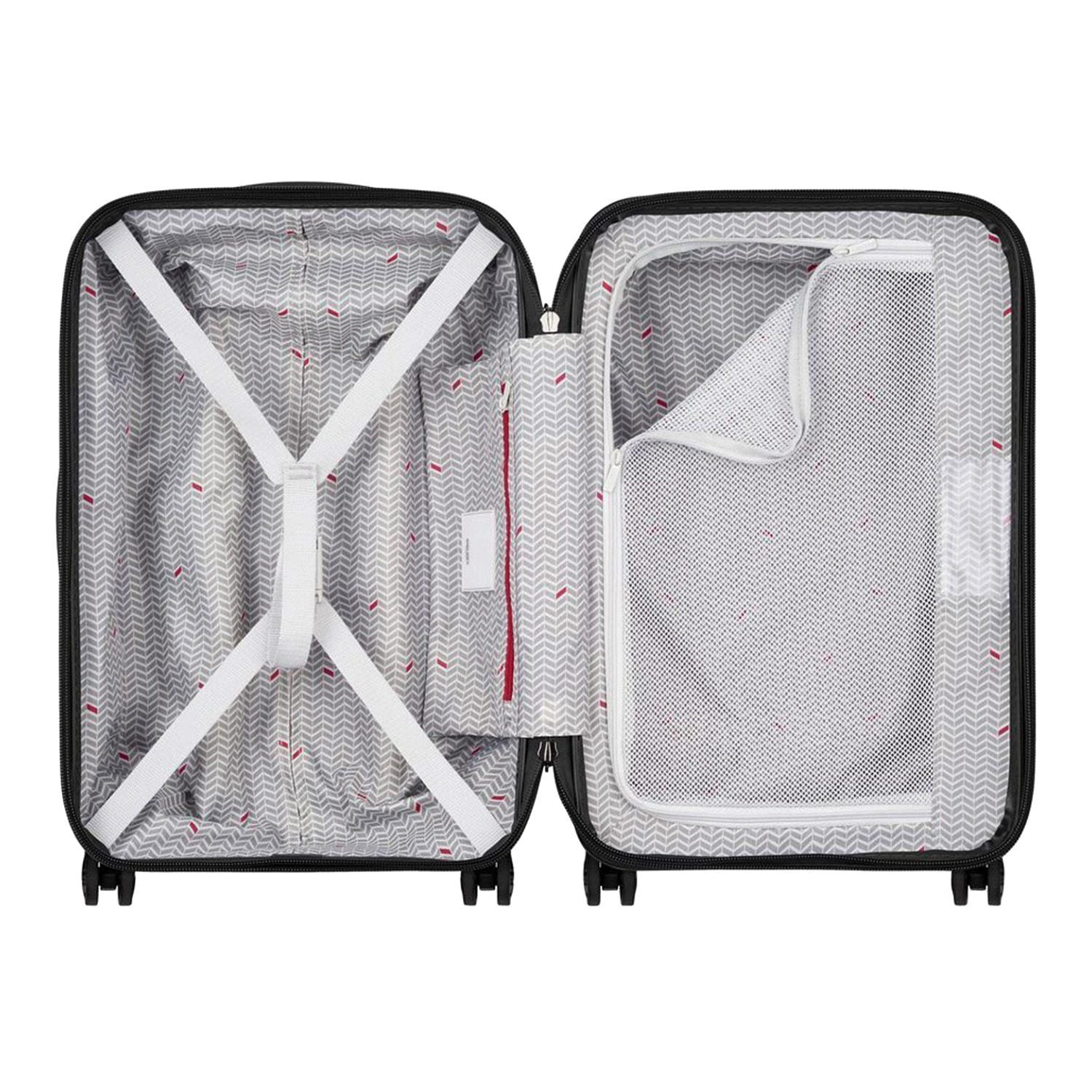 Delsey New Envol 4 Double Wheel Trolley Bag - Black, 68 cm - 00200381000 BLACK - Jashanmal Home