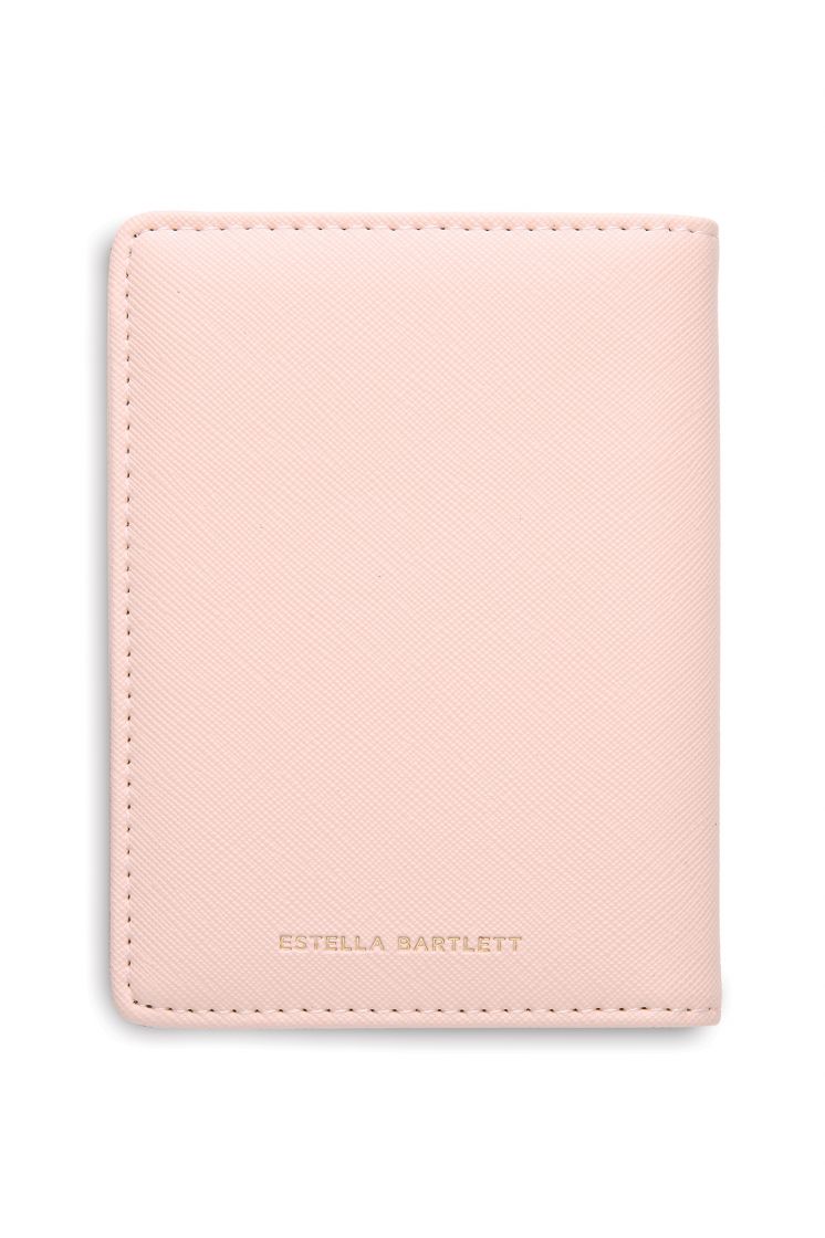 ESTELLA BARTLETT HAPPY TRAVELS PASSPORT CASE EBP3102 BLUSH