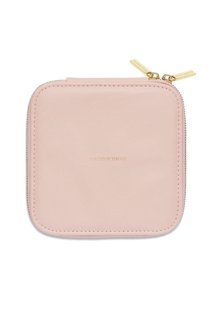 ESTELLA BARTLETT PRECIOUS THINGS SQUARE JEWELLERY BOX EBP3250 BLUSH