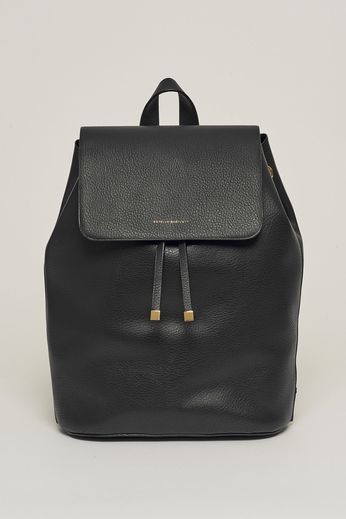 ESTELLA BARTLETT COPPERFIELD DRAWSTRING BACKPACK WITH STONE BAGTAG AND DINO CHARM EBP3273 BLACK