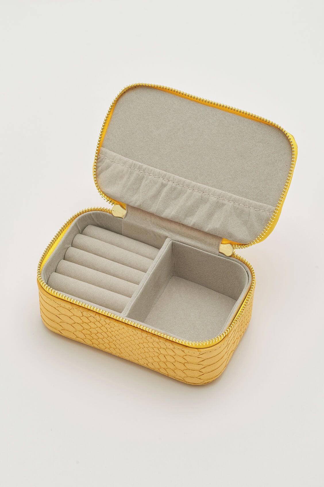 ESTELLA BARTLETT MINI JEWELLERY BOX EBP3630 MUSTARD SNAKE