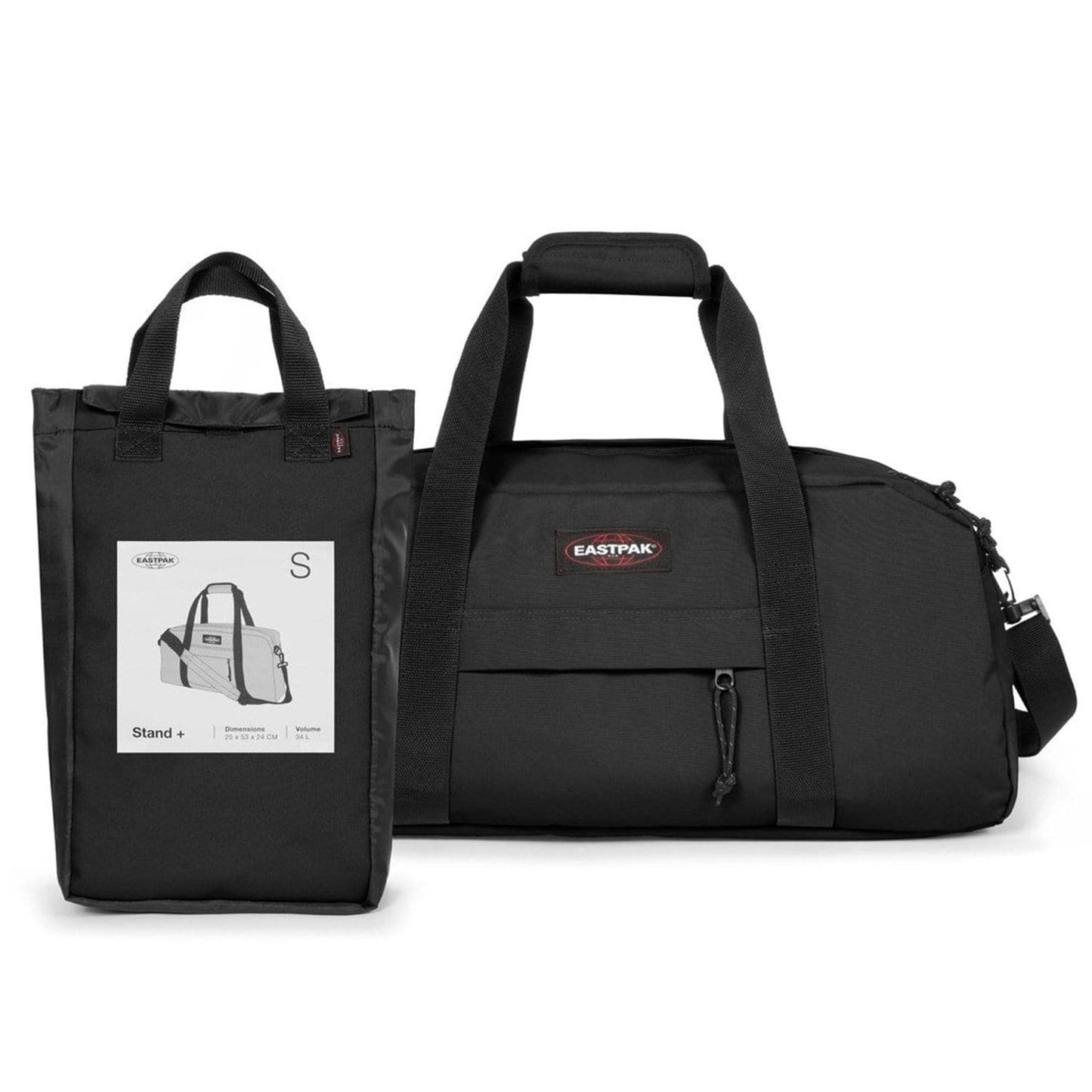 Eastpak Stand + Black Small Duffle Bag