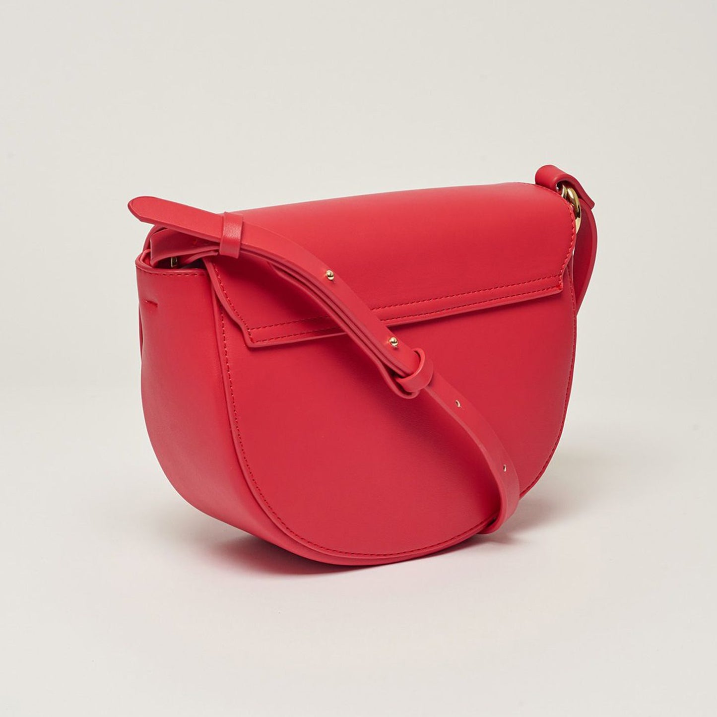 Estella Bartlett Loman Saddle Bag with Navy Bag Tag and XO Keychain - Red - EBP3265