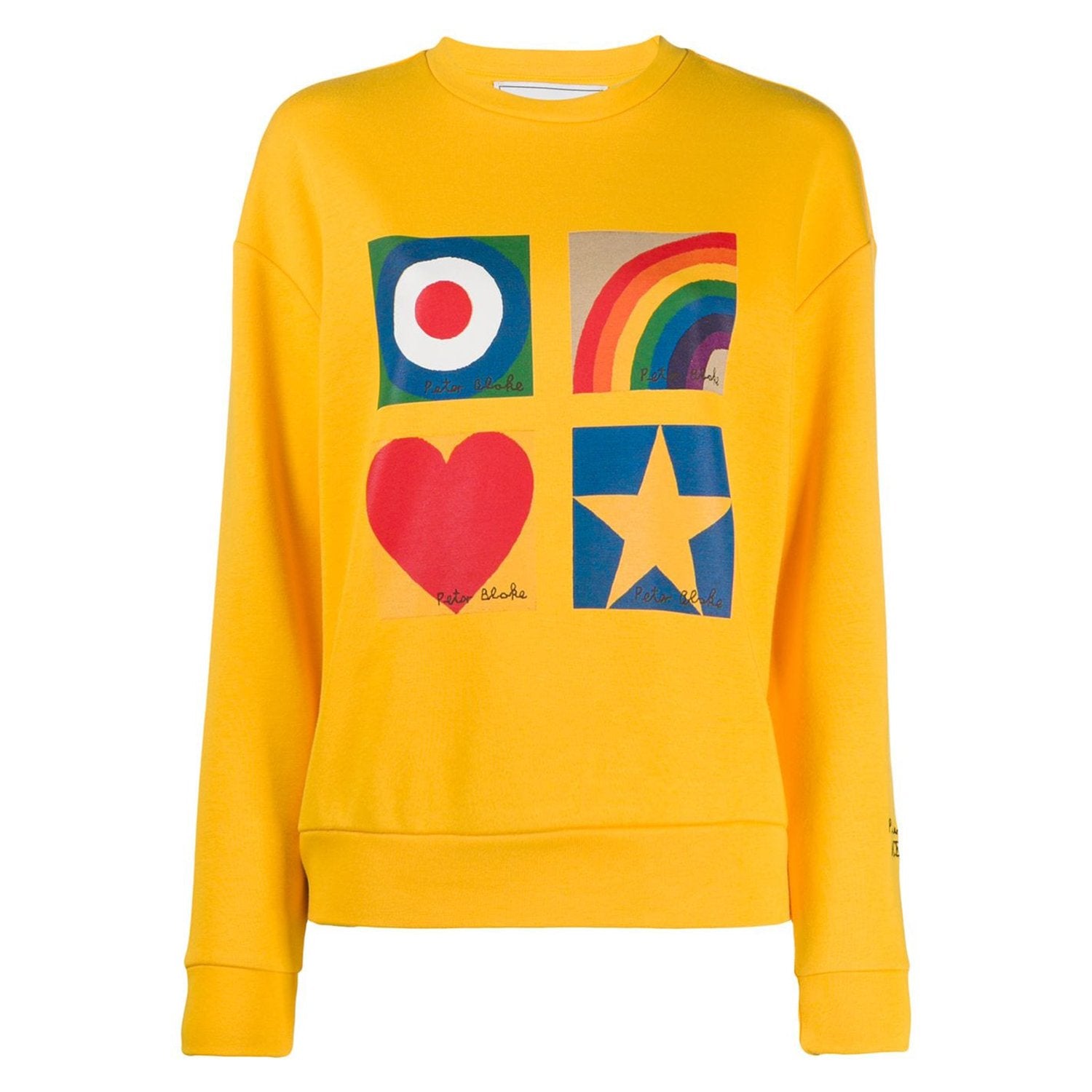 Iceberg Printed Sweatshirt - Deep Yellow - I2P-E0316302-3331-40