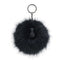 Kipling True Black Furry Pompom Monkey C201658-J99