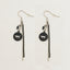 Kipling Black Silv Fa Earrings C200824-99A