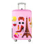Loqi Artist Hey Studio Paris Luggage Cover - Pink, Small - LS.HEY.PA