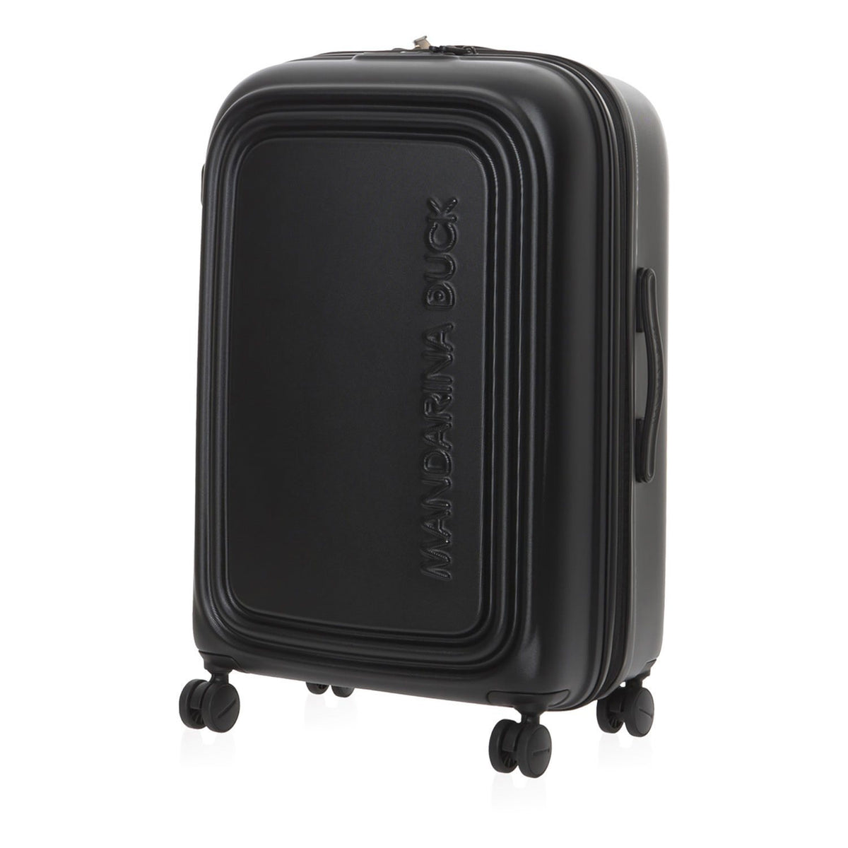 Mandarina Duck Logoduck Expandable Trolley Bag - Black - P10SZV32651 - Jashanmal Home