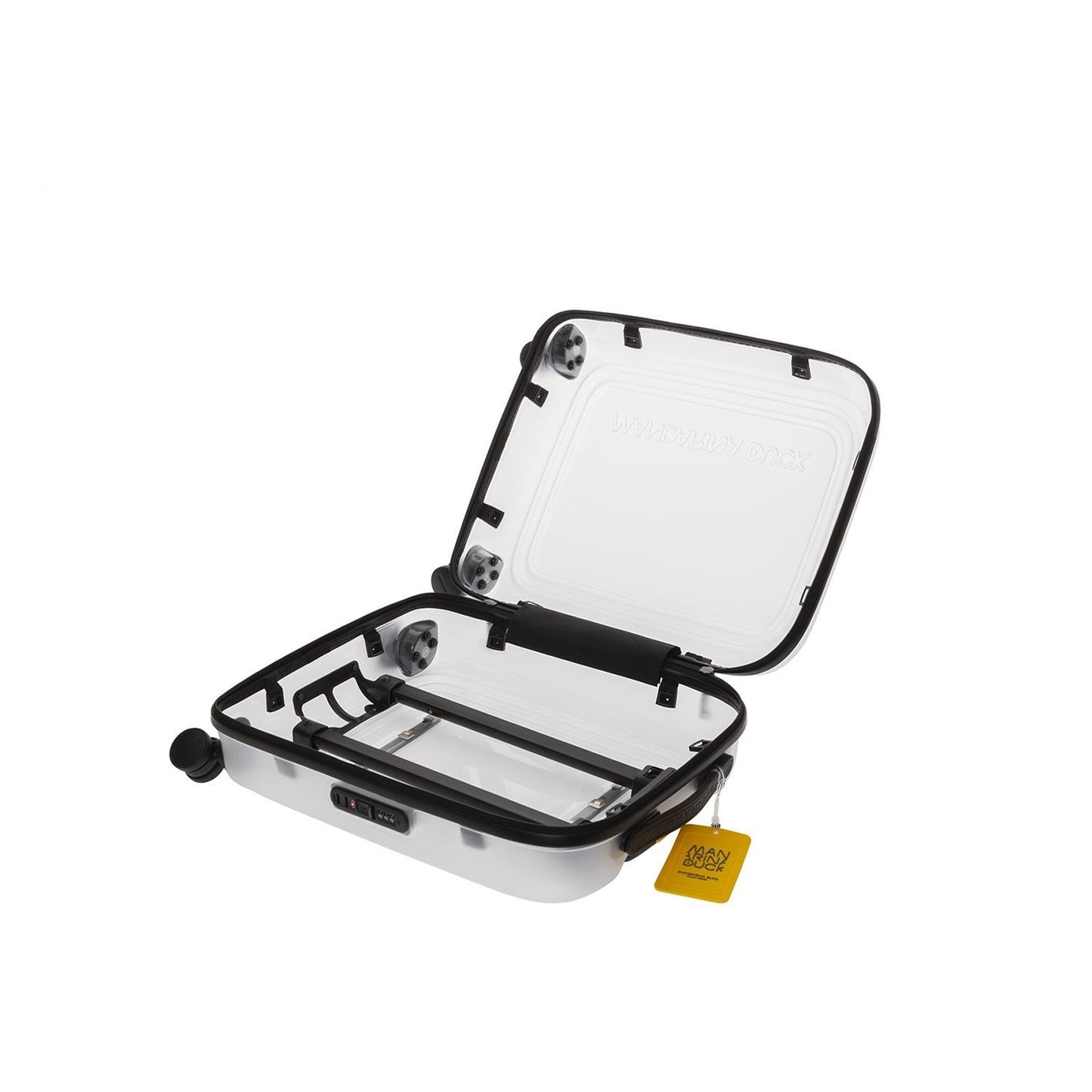 Mandarina Duck Popsicle Cabin Trolley Bag - Silver, 69 cm - P10PTV1121E - Jashanmal Home