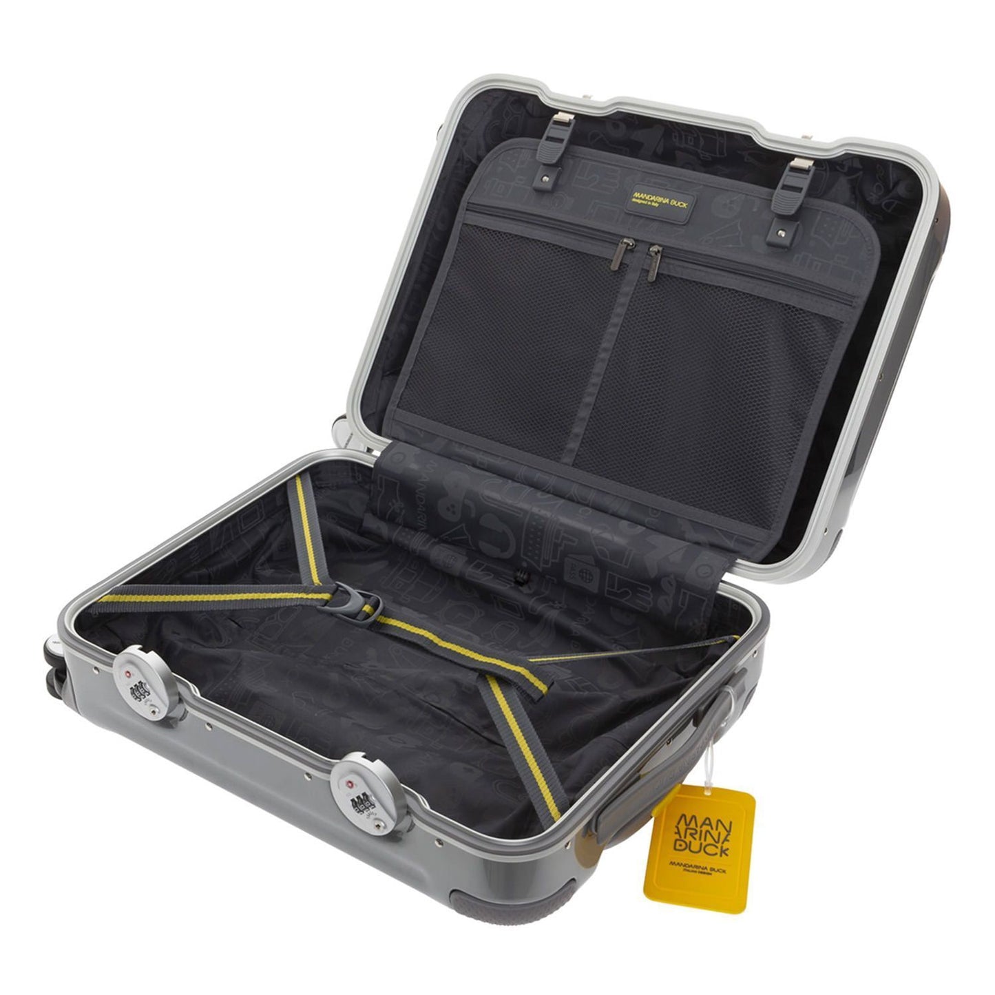 Mandarina Duck C-Frame Cabin Trolley Bag - Steel, 55 cm - P10ZNV01465