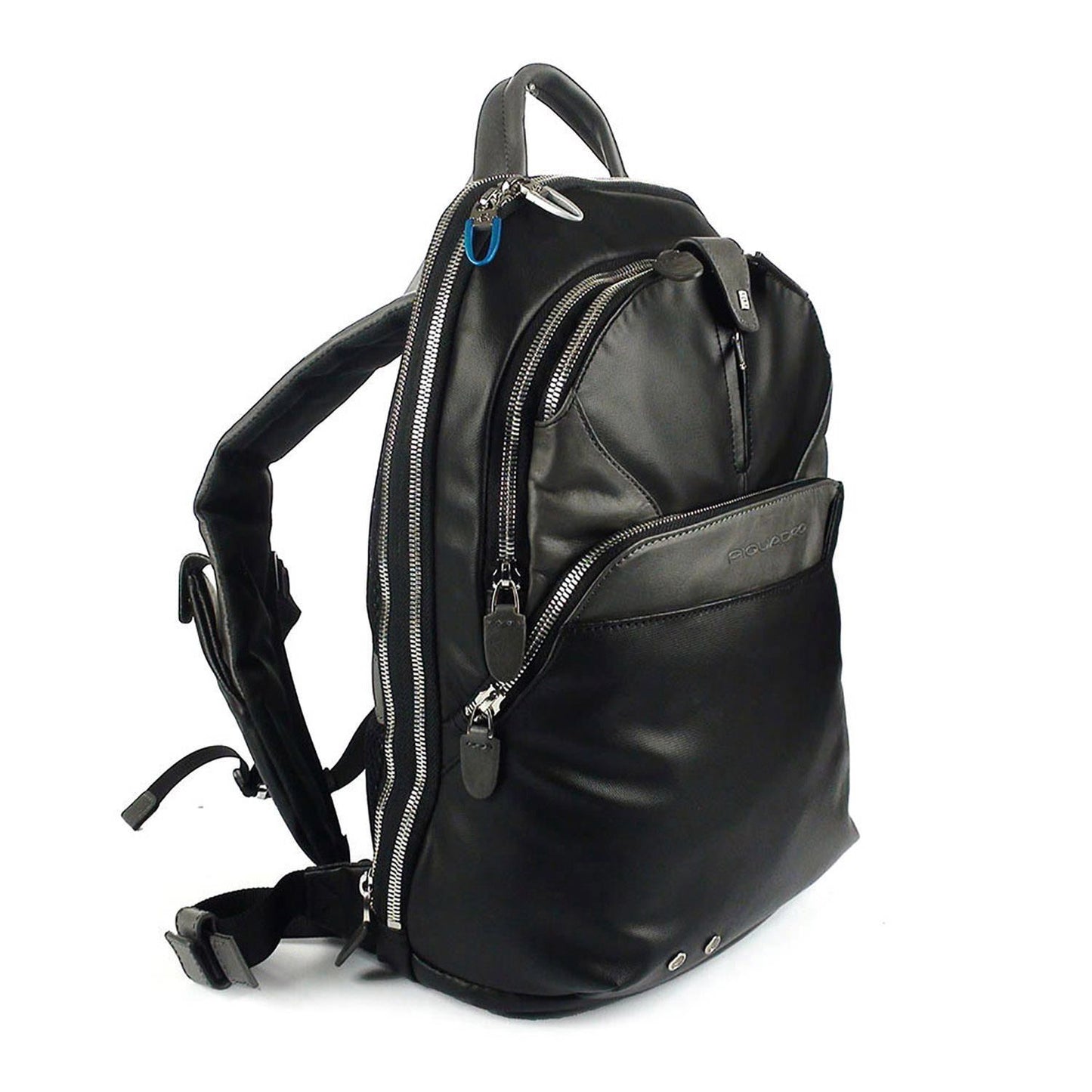Piquadro Expandable Laptop Backpack- Black - CA2944OS/N