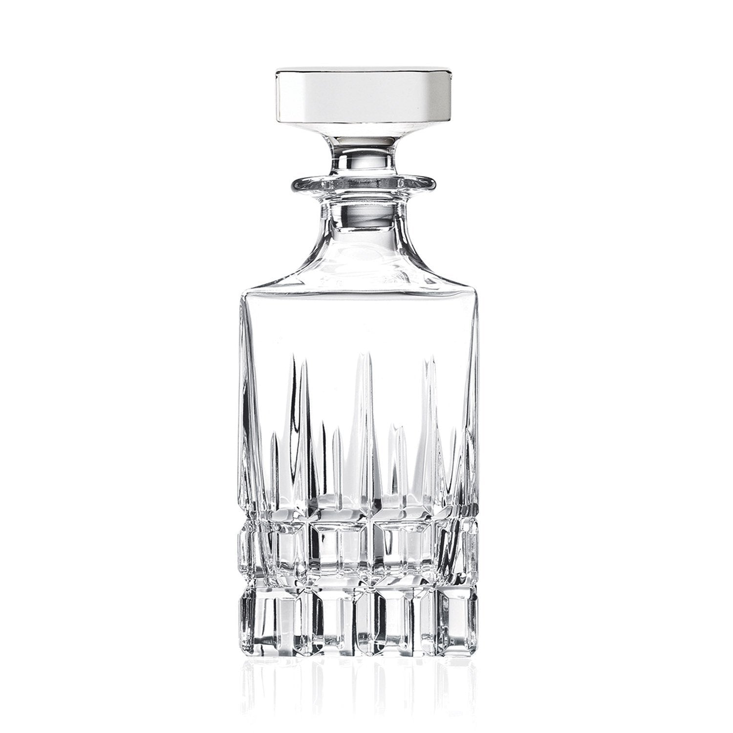 Da Vinci Crystal Italiana Carrara Square Decanter with Stopper - 51493020006 - Jashanmal Home
