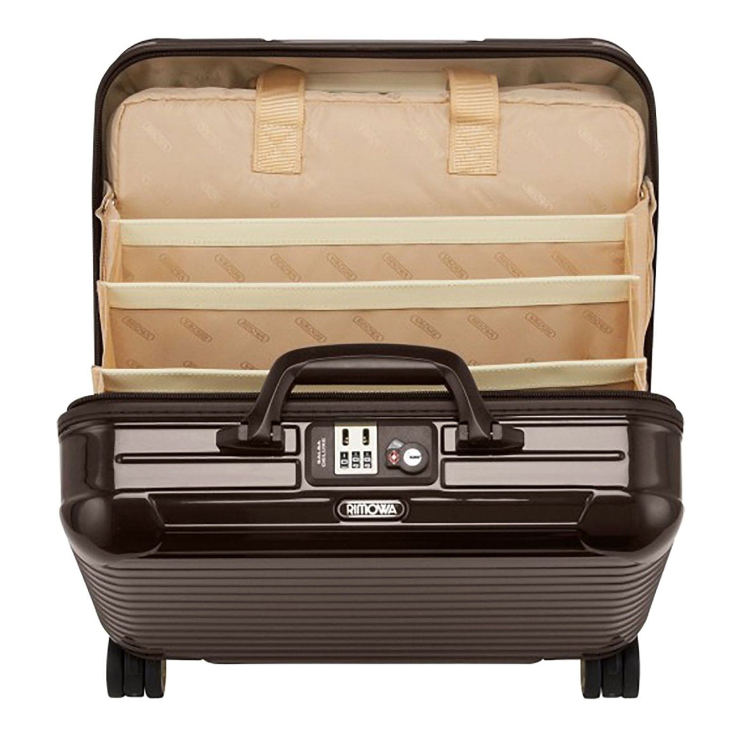 SALSA DE LUXE MULTIWHEEL BUSINESS TROLLEY BROWN