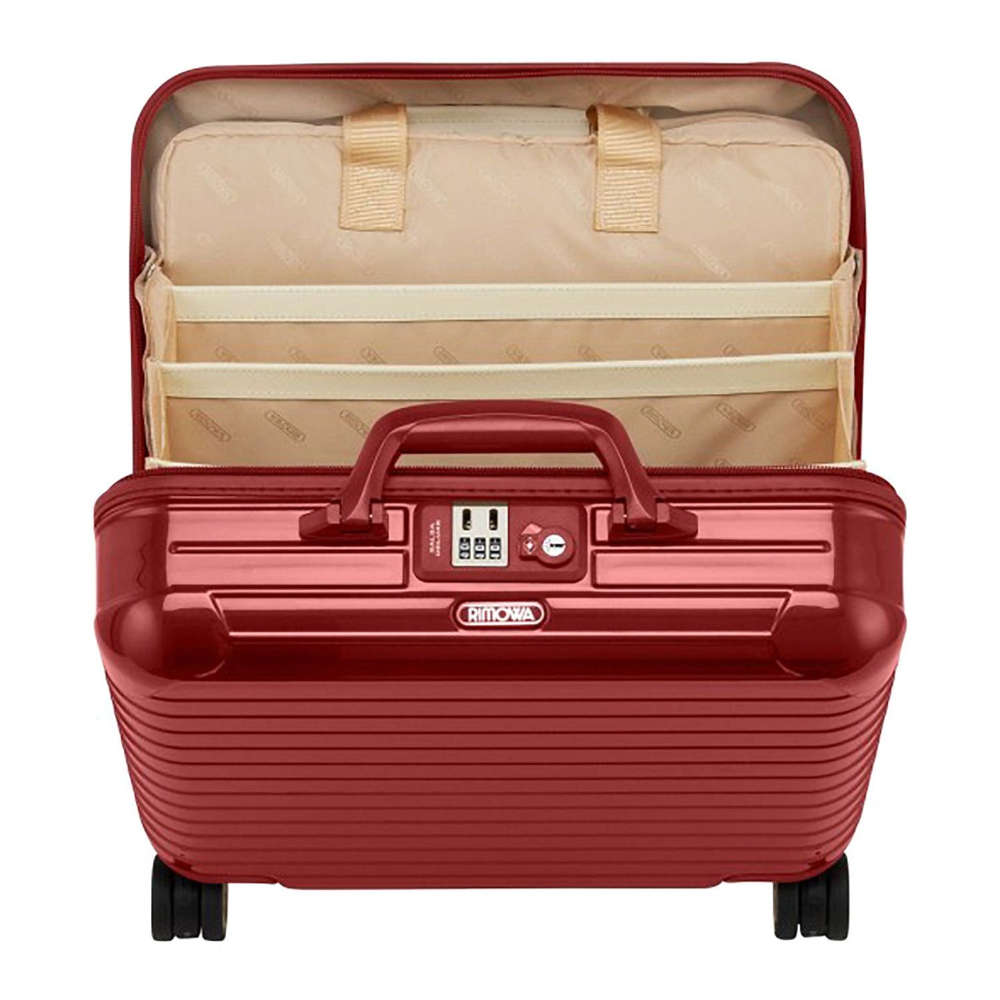 SALSA DE LUXE MULTIWHEEL BUSINESS TROLLEY RED