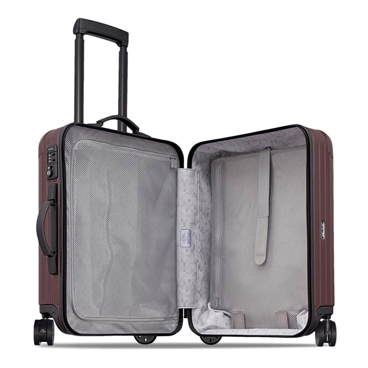 SALSA MATTE CARMONA RED MULTIWHEEL CABIN TROLLEY