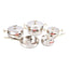 Silampos Yumi 9 Piece Cookware Set - Silver and Gold - 636122AC0155