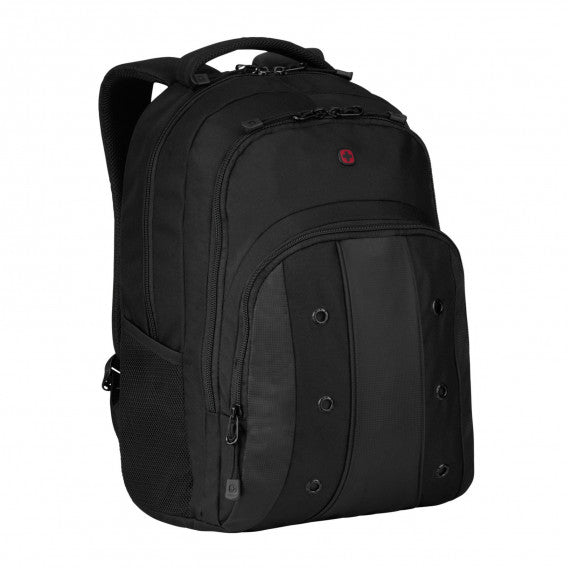 WENGER UPLOAD ESSENTIAL 16 LAPTOP BACKPACK BLACK/GREY - 604431