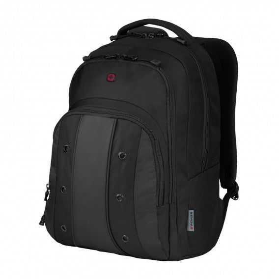 WENGER UPLOAD ESSENTIAL 16 LAPTOP BACKPACK BLACK/GREY - 604431