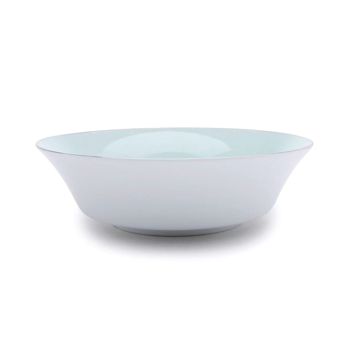 Dankotuwa Meldy Green Large Salad Bowl - White and Green - MELDYG-0509 - Jashanmal Home