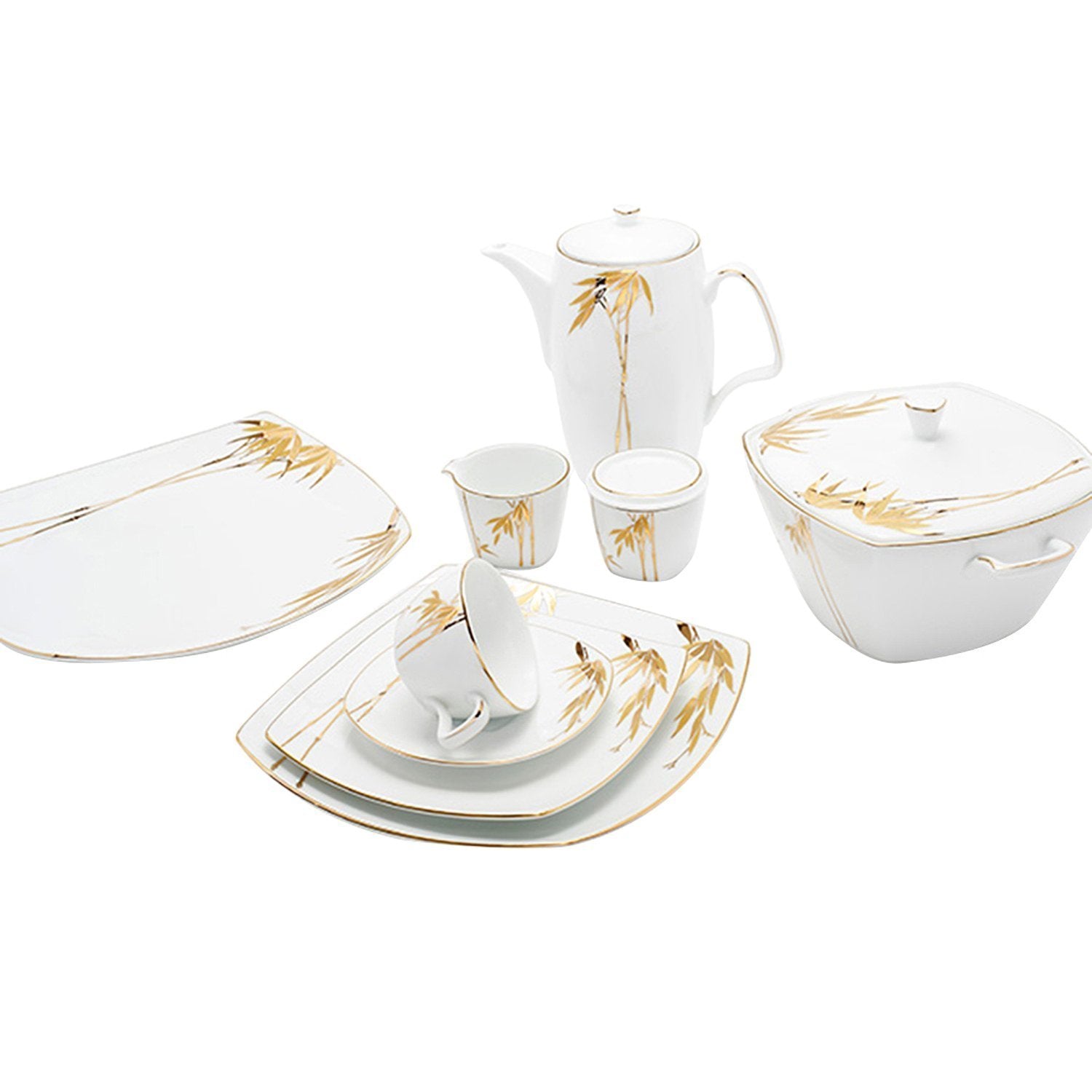Dankotuwa 98 Piece Dinner Set - BAM-DS/98G - Jashanmal Home