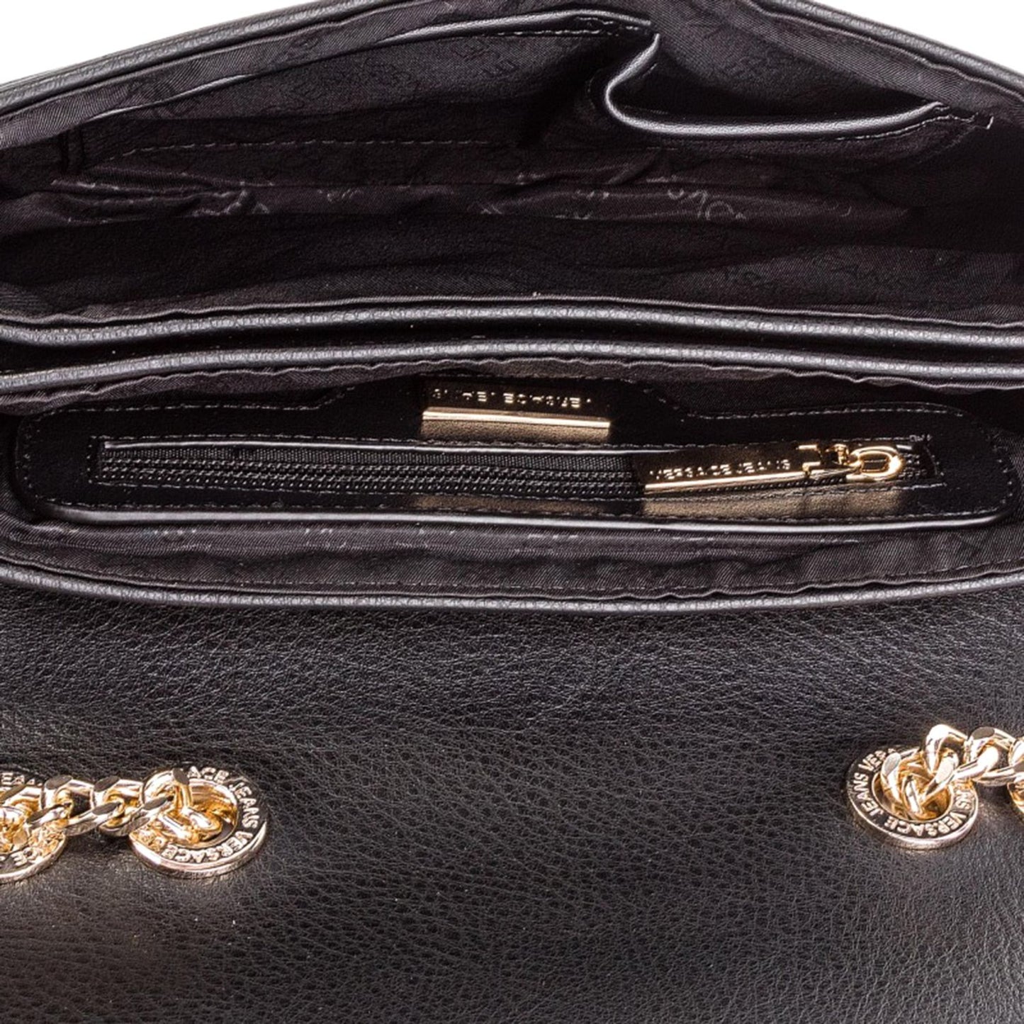 Versace Jeans Ladies Shoulder Bag - Black - E1VTBBB2 899 N/S
