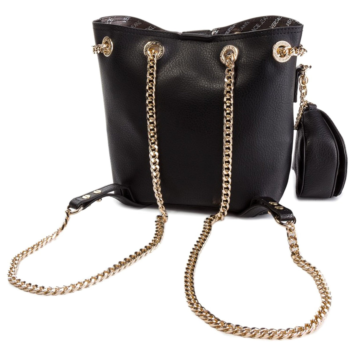 Versace Jeans Small Backpack - Black - E1VTBBC4 899 N/S