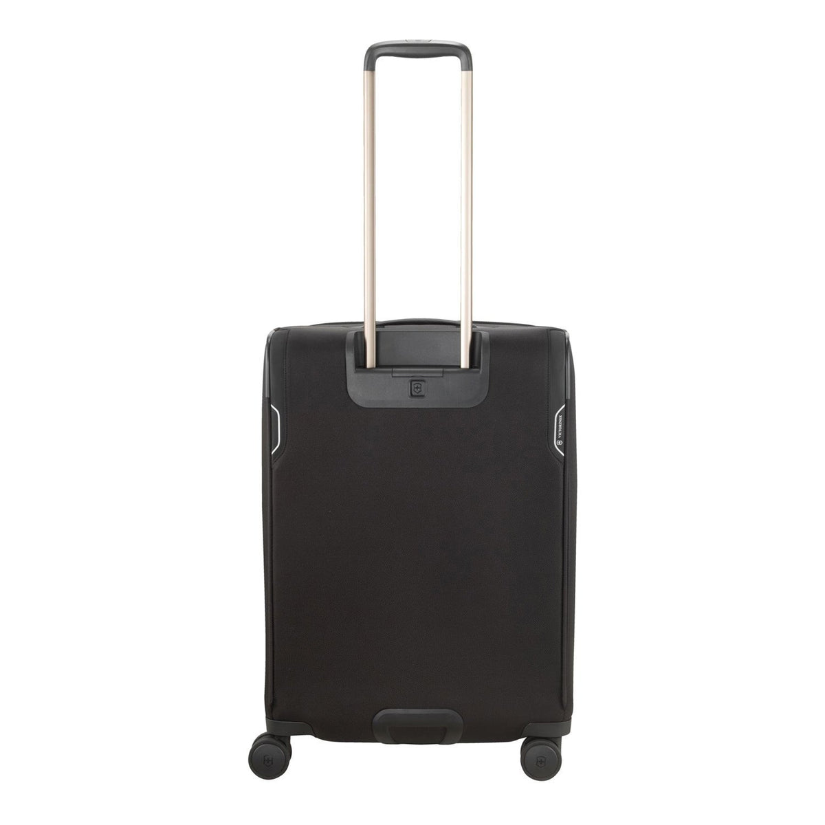 Victorinox Werks Traveler 6.0 63cm Softcase Expandable 4 Double Wheel Check-In Luggage Trolley Black - 605408