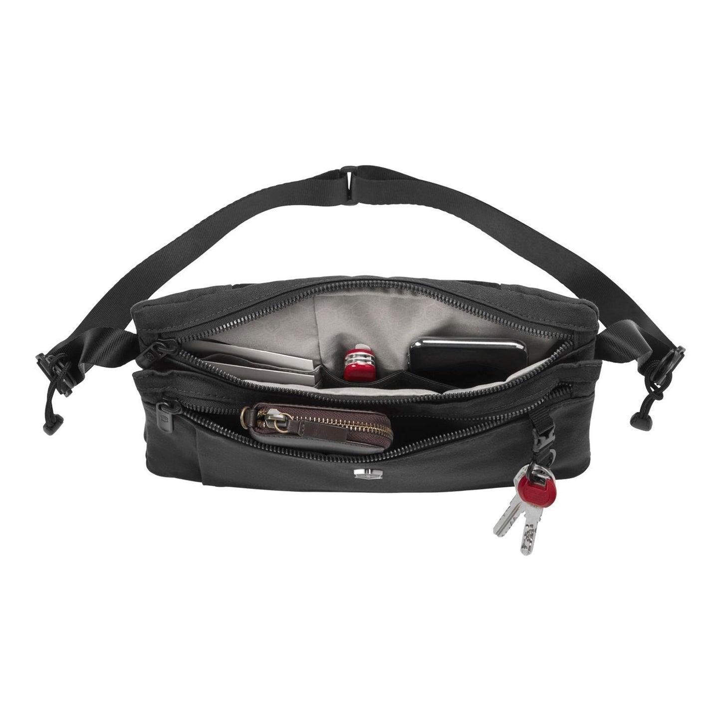 Victorinox Lifestyle Accessory Compact Crossbody Bag - Black - 607128 - Jashanmal Home